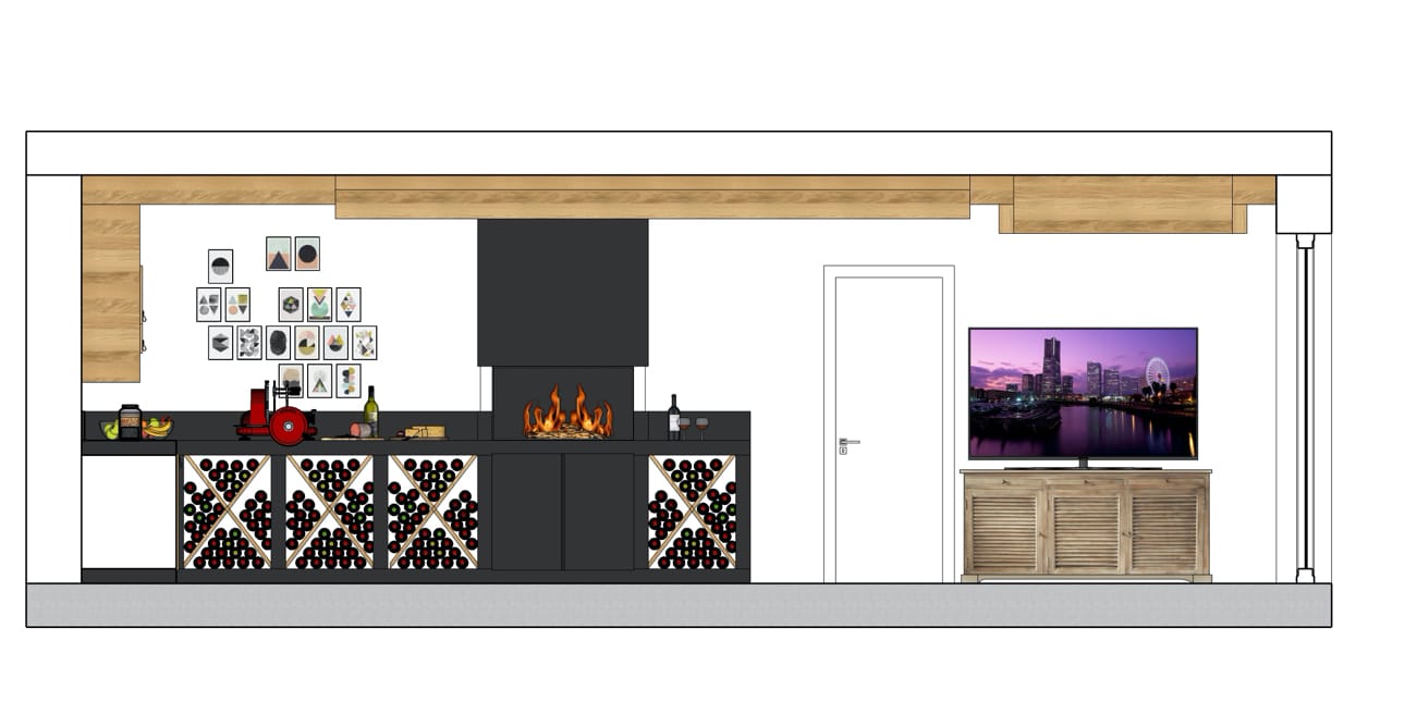 8 Interior design taverna a Chieti