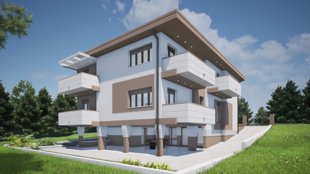 ristrutturazione con efficientamento energetico superbonus 110 immobile residenziale a Roseto degli Abruzzi Teramo - vista 1